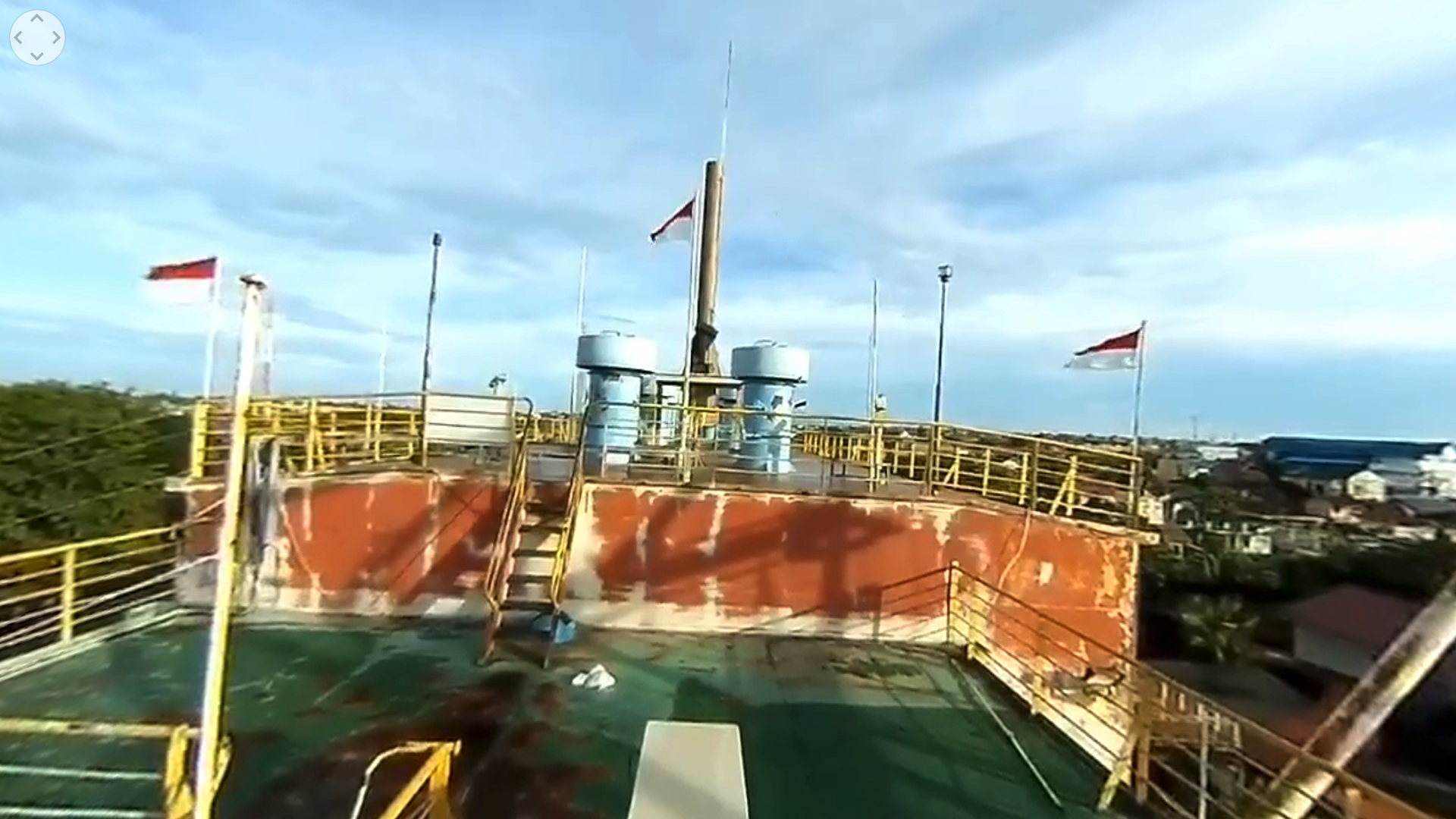 【360VR】アチェ震災遺構・発電船で展示開始